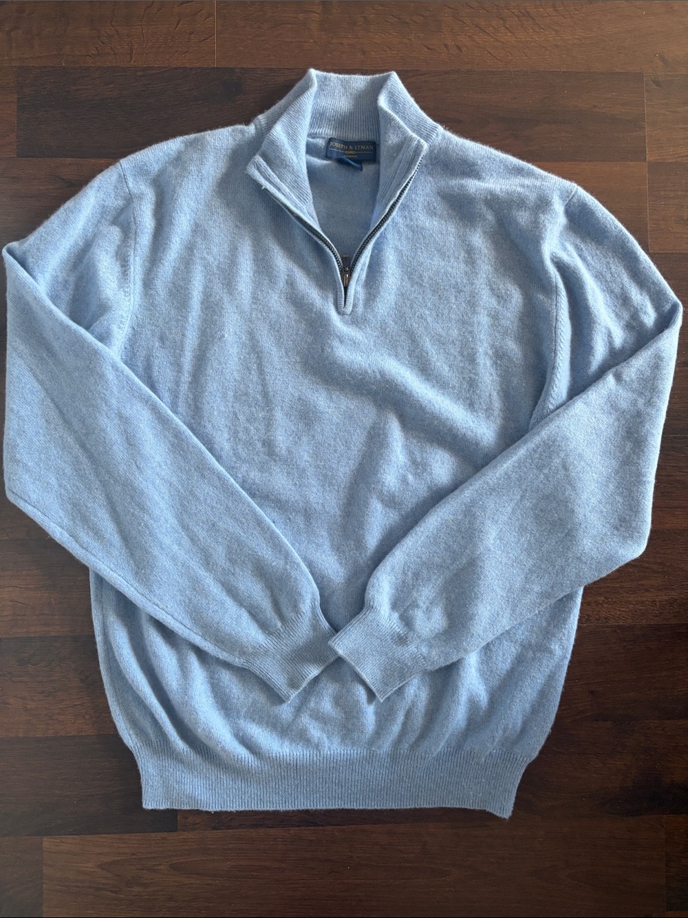 Joseph & Lyman 100% Cashmere Quarter-Zip Sweater